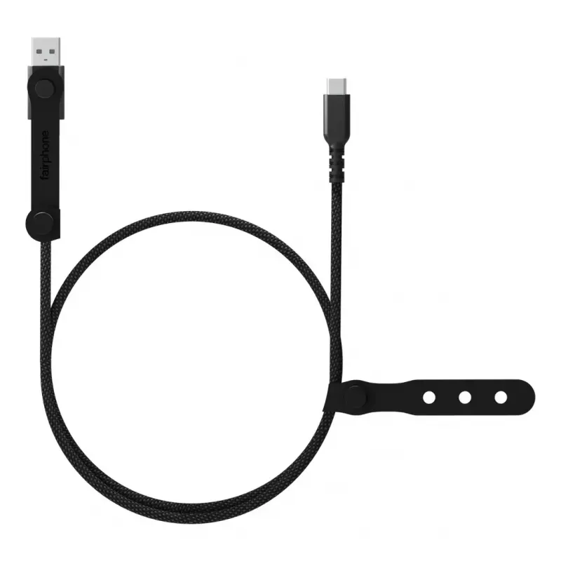 USB-kabel Fairphone ACCABL-2CC-WW1 USB 2.0 1 m USB C zwart
