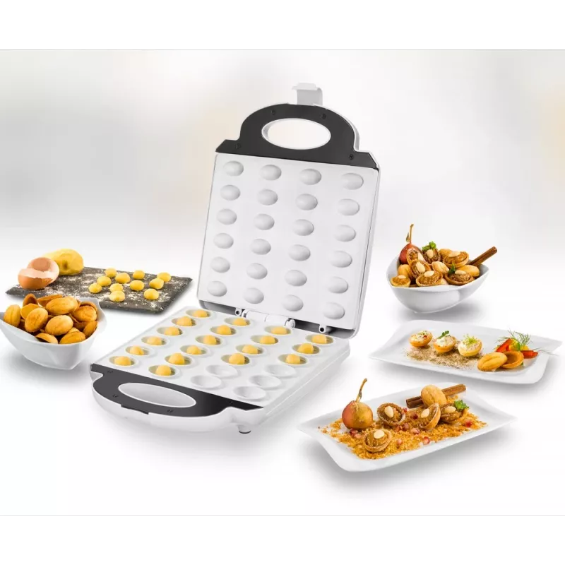 Unold 48360 wafelijzer 24 wafels 1400 W roestvrij staal, wit