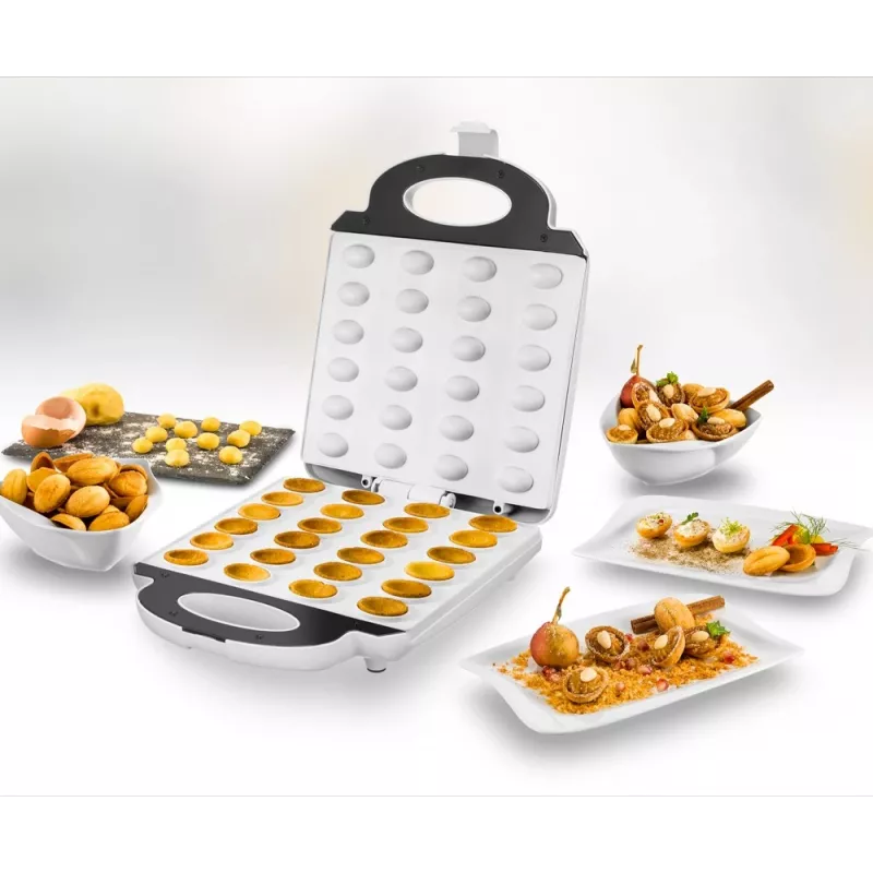 Unold 48360 wafelijzer 24 wafels 1400 W roestvrij staal, wit