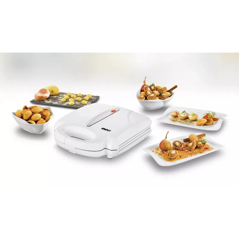 Unold 48360 wafelijzer 24 wafels 1400 W roestvrij staal, wit