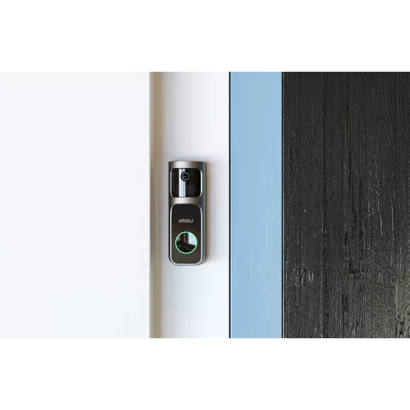 Imou Doorbell 2S Kit zwart 3 MP draadloos wandmontage
