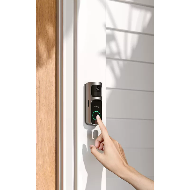 Imou Doorbell 2S Kit zwart 3 MP draadloos wandmontage