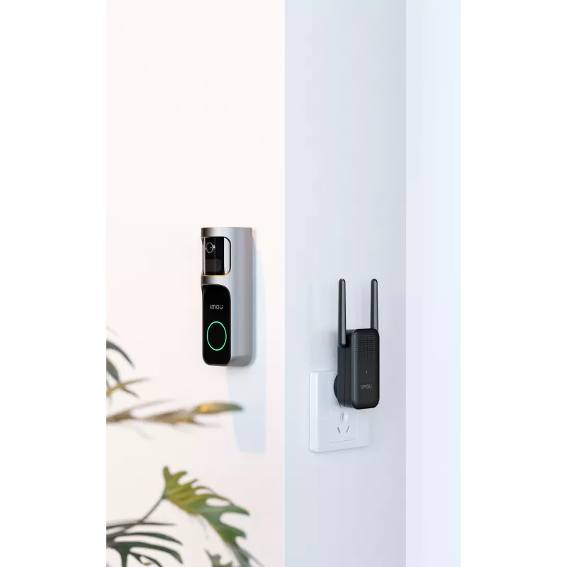 Imou Doorbell 2S Kit zwart 3 MP draadloos wandmontage