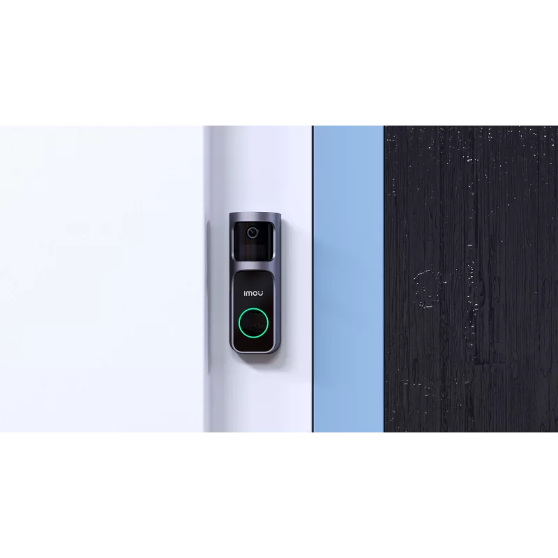 Imou Doorbell 2S Kit zwart 3 MP draadloos wandmontage