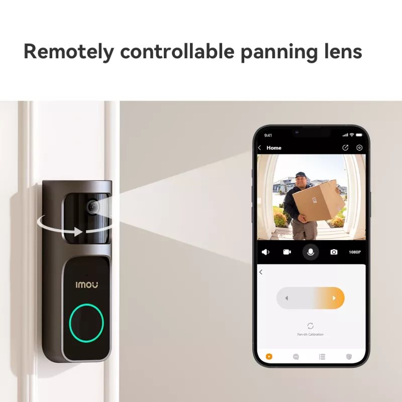 Imou Doorbell 2S Kit zwart 3 MP draadloos wandmontage