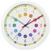 Hama Easy Learning quartz horloge – rond, veelkleurig, wit