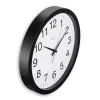 Hama Aruba quartz horloge rond zwart, wit