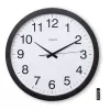 Hama Aruba quartz horloge rond zwart, wit