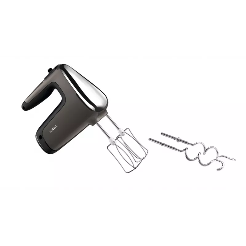 Tefal Powermix Silence HT654E38 handmixer met mengkom 600 W grijs/zwart