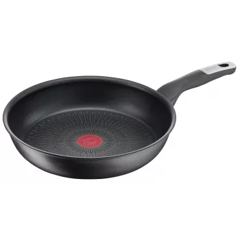 Koekenpan Tefal Unlimited G2550672 – veelzijdige ronde pan 28 cm, aluminium, antiaanbaklaag, Thermo-Spot