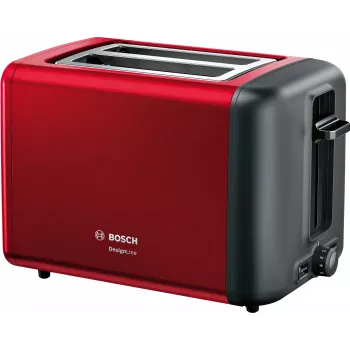 Bosch TAT3P424 toaster 2 sneetjes 970 W zwart, rood