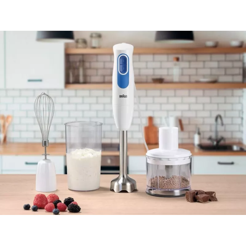 Braun MultiQuick 2 MQ20236MWH 0,5 L staafmixer 600 W blauw, wit