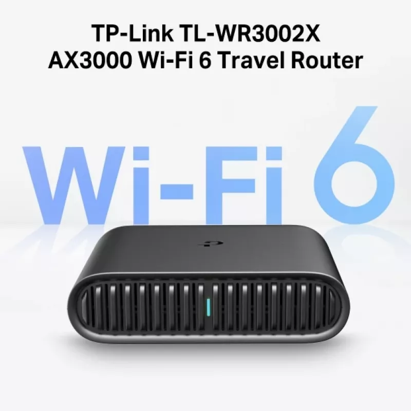 TP-Link TL-WR3002X WLAN-router Gigabit Ethernet dual-band (2,4 GHz / 5 GHz) zwart