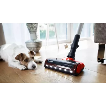 Bosch BCS711PET steelstofzuiger/elektroborstel accu droog zakloos 0,3 L zwart, rood 3 Ah