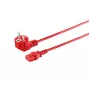 Microconnect MC-SCHUANGC13180R stroomsnoer rood 1,8 m netstekker type E+F C13-koppeling