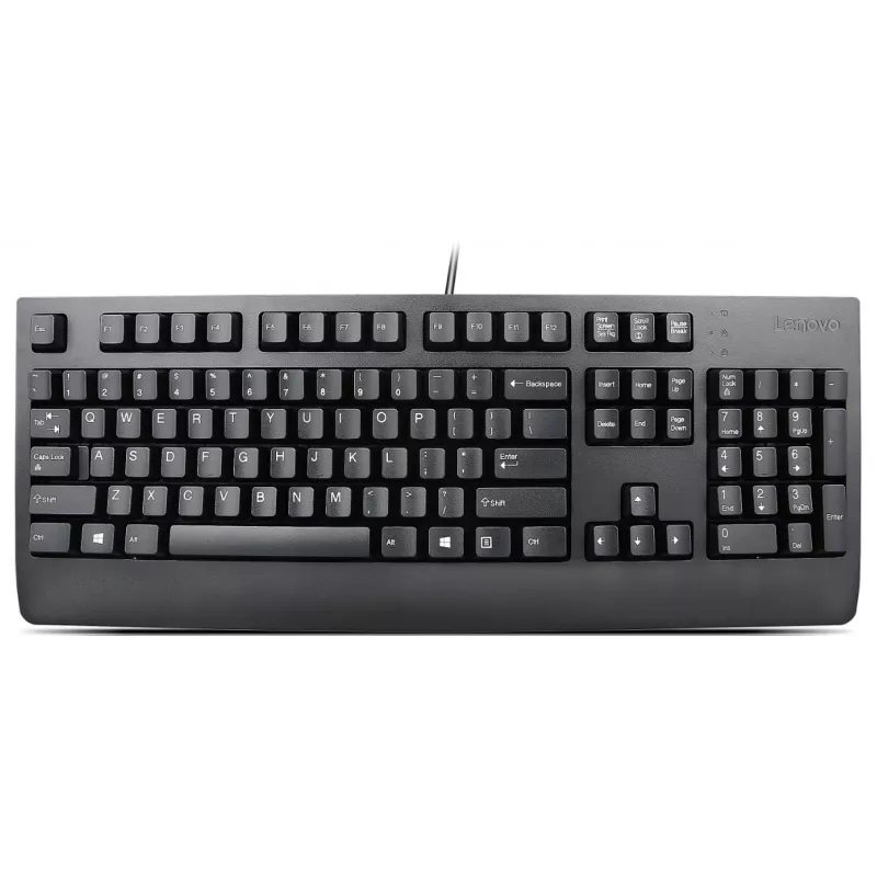Lenovo Preferred Pro II toetsenbord universeel USB QWERTY Noors zwart