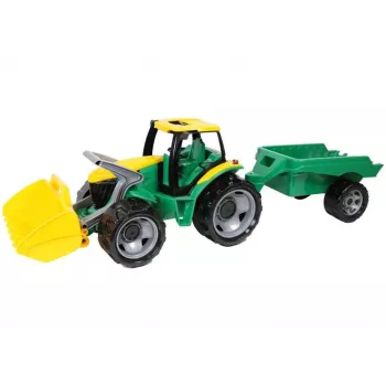 Tractor Lena GIGA TRUCKS ZL-02123 met schep & aanhanger