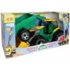 Tractor Lena GIGA TRUCKS ZL-02123 met schep & aanhanger