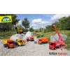 Ride-on graafmachine Lena GIGA TRUCKS Excavator PRO 4 wielen kunststof staal