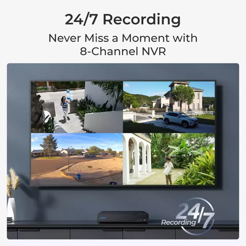 Beveiligingscamera Reolink NVS8-5MB4 5MP Bedraad