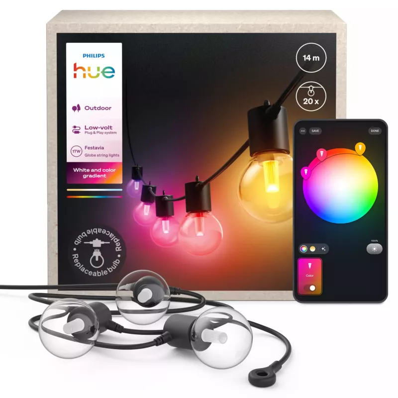 Philips Hue White and colour ambience slimme verlichting Smart String Light Bluetooth/Zigbee 17,1 W