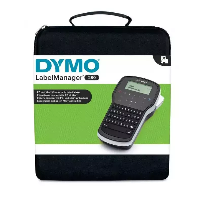 Labelapparaat Dymo LabelManager 280 QWERTY met LCD, USB, Li-Ion, D1-band (max. 12 mm)