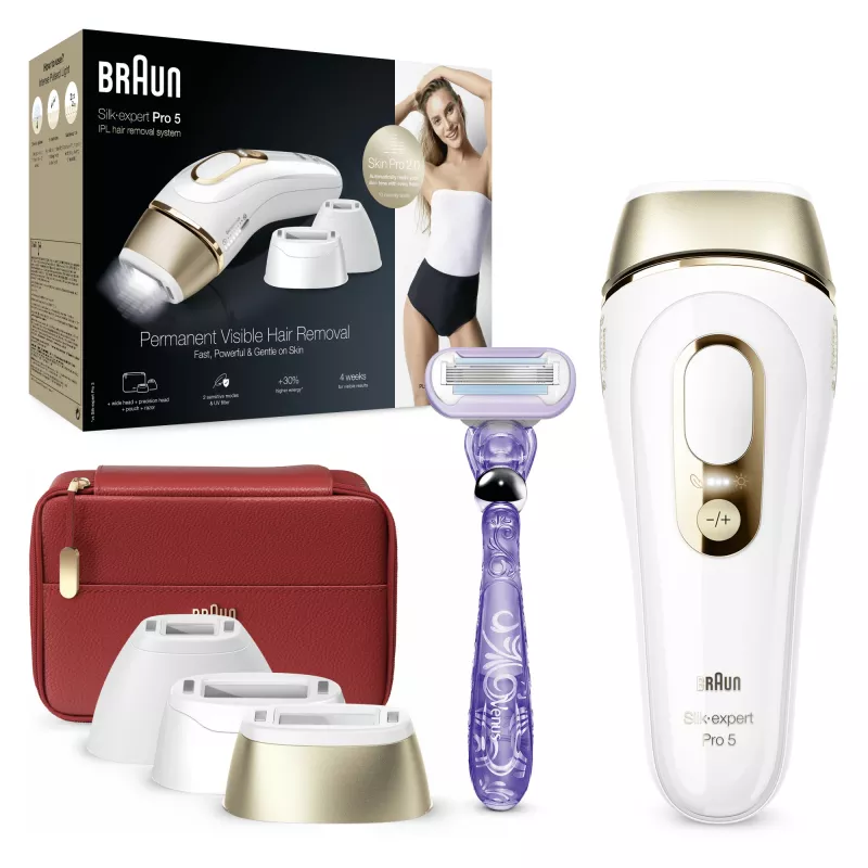 Braun Silk-expert Pro Silk·expert Pro 5 PL5267 intense pulsed light (IPL) goud, wit