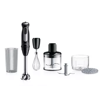 Braun MultiQuick 5 MQ55.254MBK 0,5 l staafmixer 1000 W zwart, roestvrij staal
