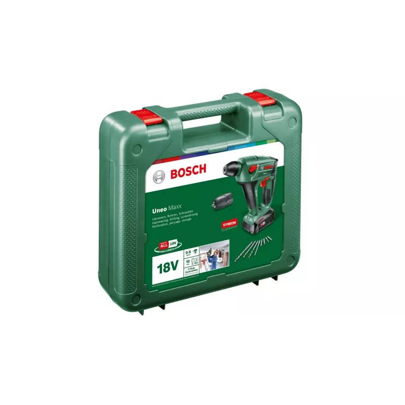 Bosch UneoMaxx SDS-Quick accuboorhamer, 18 V, 2,5 Ah (060395230F)