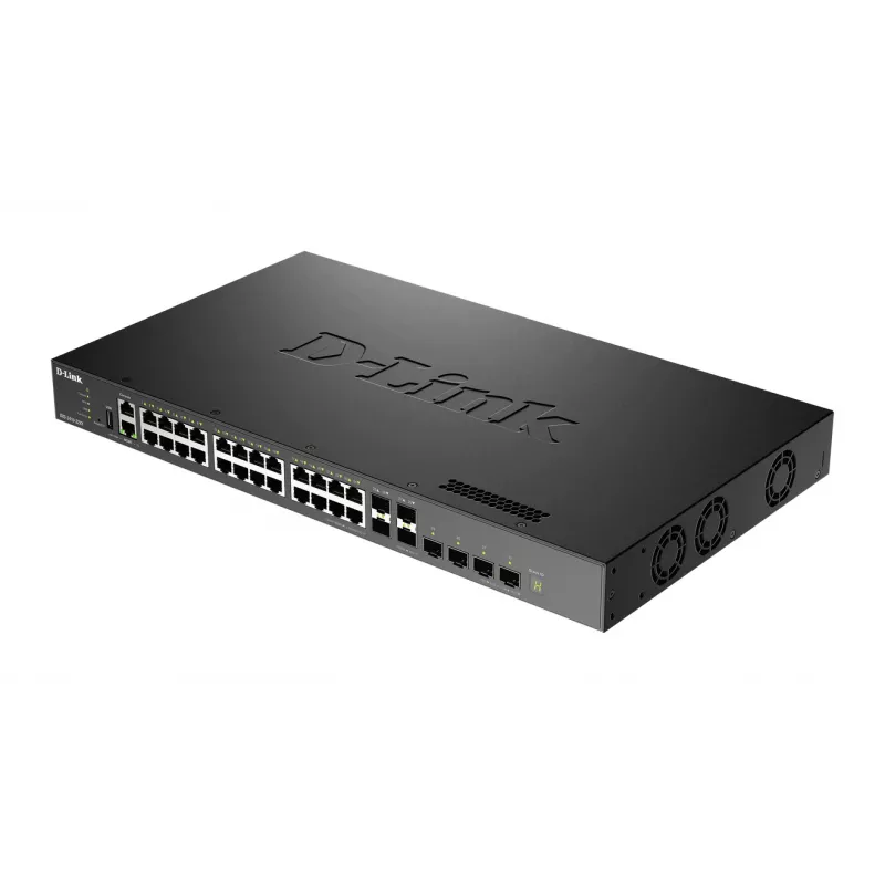 D-Link DXS-3410-32XY/E L3 stapelbare managed switch, 24x 10GBASE-T + 4x SFP+ + 4x SFP28