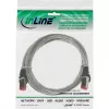 InLine patchkabel S/FTP PiMF Cat.6 250MHz PVC koper transparant 0,3m