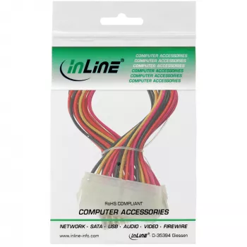 Molex PN InLine ATX moederbordkabel 24-polig stekker naar bus, 0,30 m