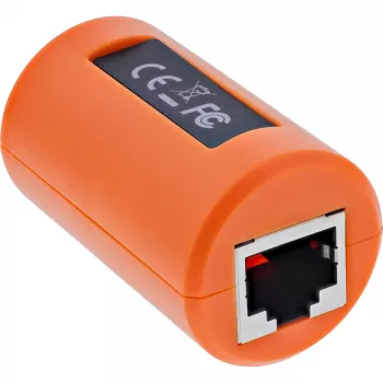 InLine overspanningsbeveiliging RJ45-koppeling voor netwerk en PoE