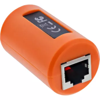 InLine overspanningsbeveiliging RJ45-koppeling voor netwerk en PoE