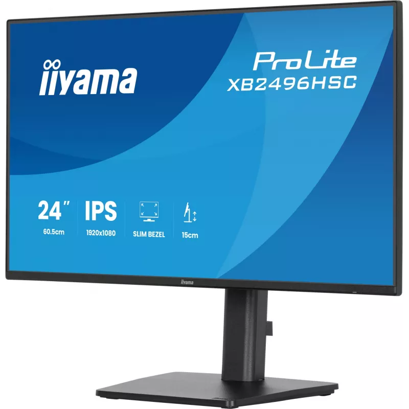 iiyama ProLite XB2496HSC-B1 computermonitor 60,5 cm (23,8 inch) 1920 x 1080 pixels Full HD LED zwart