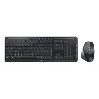CHERRY Stream desktop ultimate toetsenbord muis inclusief home/office USB + RF Wireless + Bluetooth QWERTZ Duits zwart