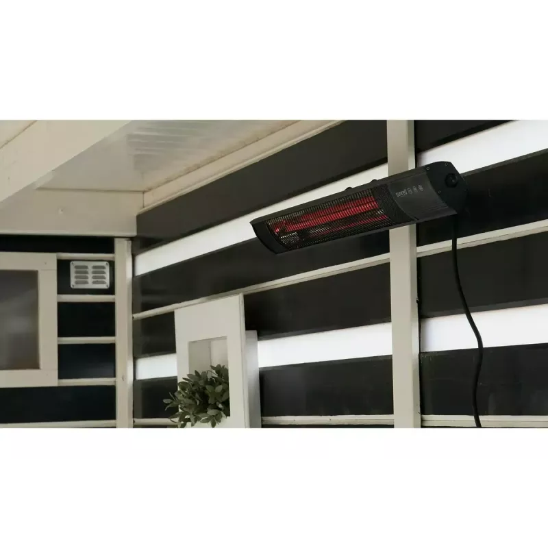 Infraroodverwarming SUNRED RD-DARK-20, 2000 W, wandmontage, IP55, zwart
