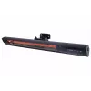 Infraroodverwarming SUNRED RD-DARK-20, 2000 W, wandmontage, IP55, zwart