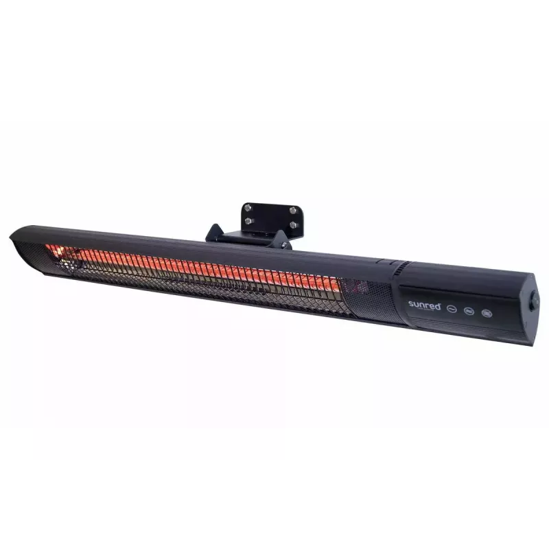 Infraroodverwarming SUNRED RD-DARK-20, 2000 W, wandmontage, IP55, zwart