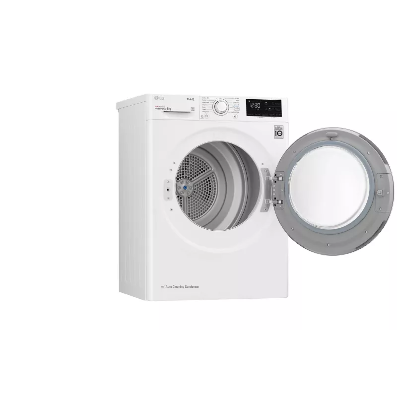 LG RH80V3AV6N warmtepompdroger vrijstaand frontlader 8 kg wit
