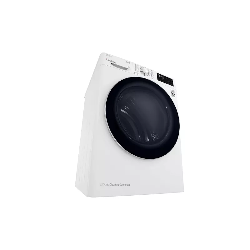 LG RH80V3AV6N warmtepompdroger vrijstaand frontlader 8 kg wit