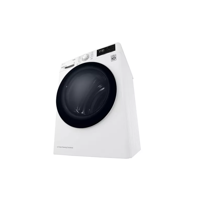 LG RH80V3AV6N warmtepompdroger vrijstaand frontlader 8 kg wit