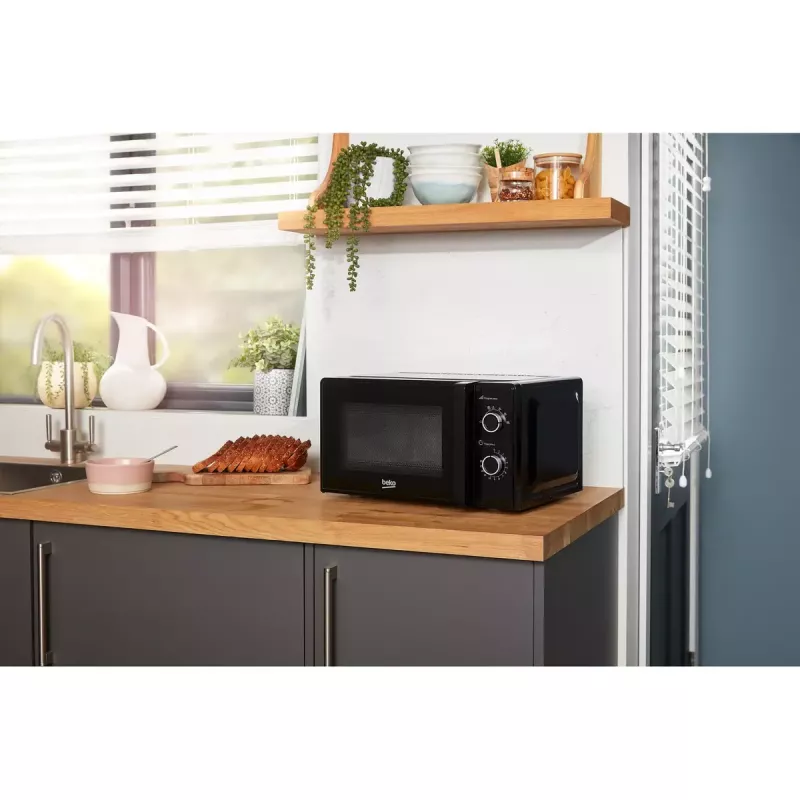Beko MOC20100BFB zwart solo-magnetron werkblad 20 l 700 W