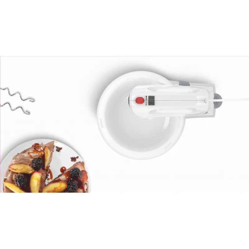 Bosch MFQ2600G handmixer met standaard en kom 375 W wit