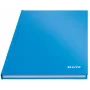 Leitz notebook Solid Hardcover A5 geruit 90 g/m² 80 vel, effen, blauw, A5, 80 vel, glanzend, 80 g/m²