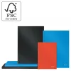 Leitz notebook Solid Hardcover A5 geruit 90 g/m² 80 vel, effen, blauw, A5, 80 vel, glanzend, 80 g/m²