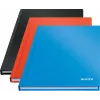 Leitz notebook Solid Hardcover A5 geruit 90 g/m² 80 vel, effen, blauw, A5, 80 vel, glanzend, 80 g/m²