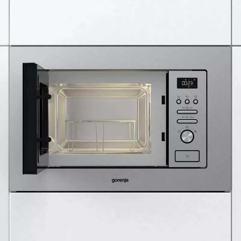 Gorenje BM201AG1X RVS grill-magnetron inbouw 20 L 800 W