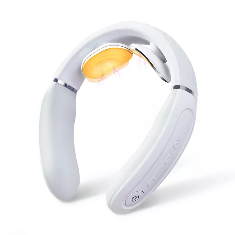 SKG 4356E - wit, combimassage, nek, wit, silicone, knoppen, batterij