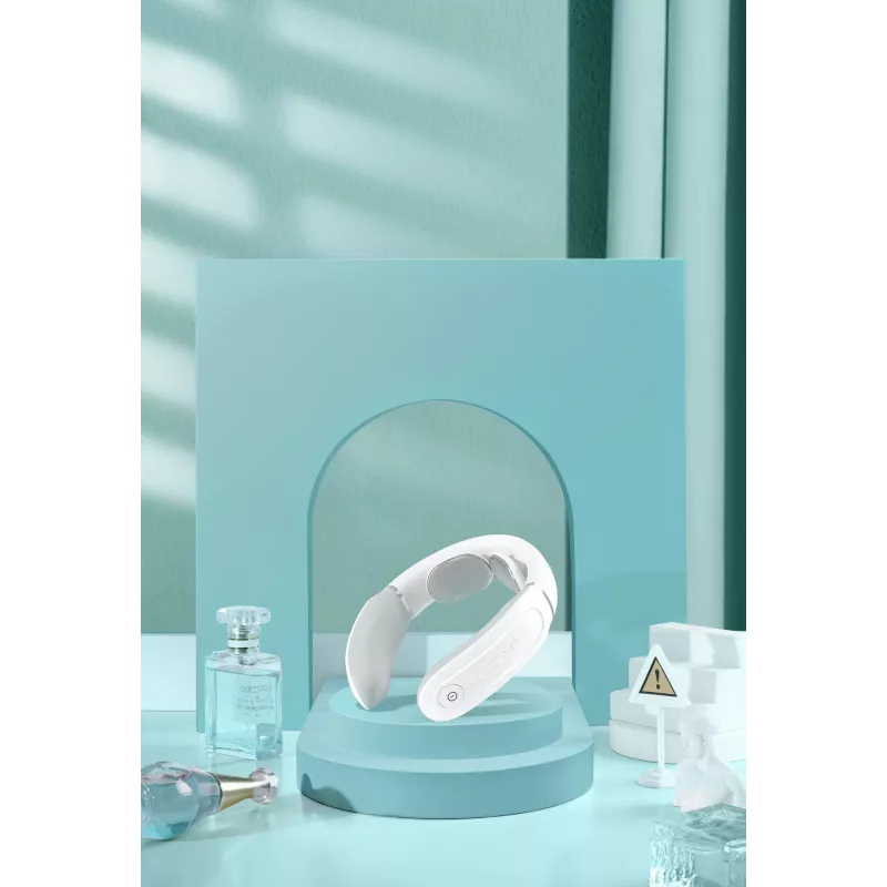 SKG 4356E - wit, combimassage, nek, wit, silicone, knoppen, batterij